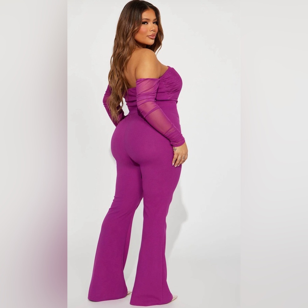 Pretty Date Jumpsuit - Magenta